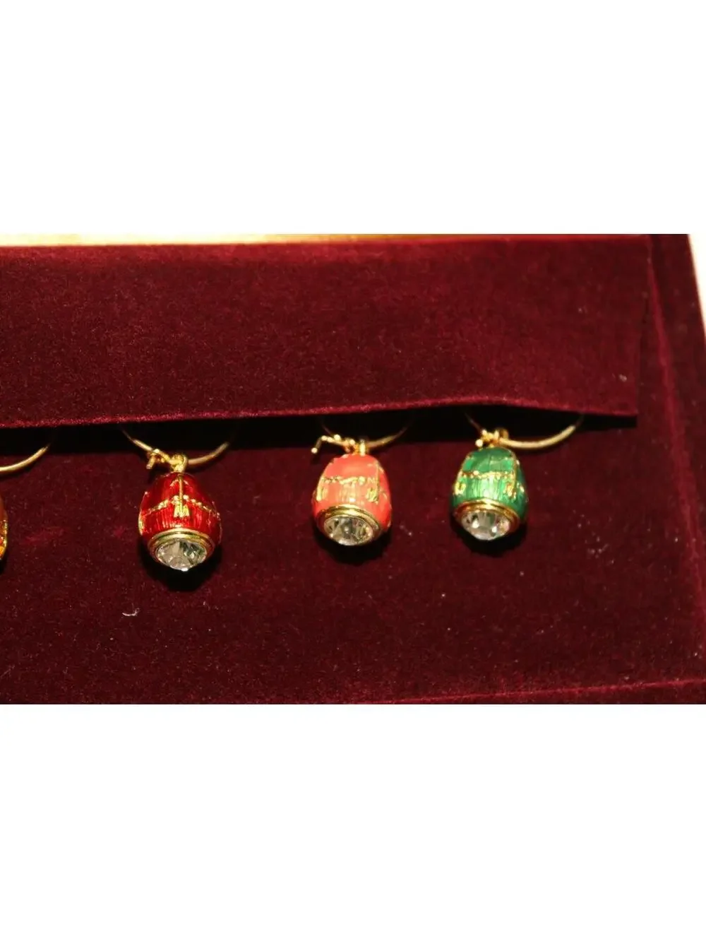 Imperial Court Faberge Egg Wine Charms - Picture 5 of 11